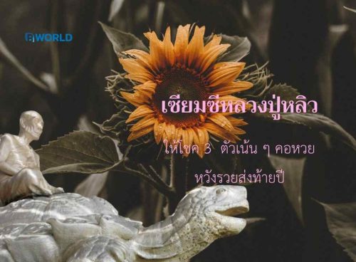 เซียมซีหลวงปู่หลิว ให้โชค 3 ตัวเน้น ๆ คอหวยหวังรวยส่งท้ายปี